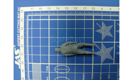 Мужчина в рубашке с галстуком 1:35 Смола 3D-печать возможен обмен, миниатюры, фигуры, scale35