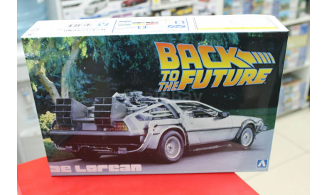 01185 Back To The Future DeLorean from Part I 1:24 Aoshima возможен обмен, сборная модель автомобиля, scale24