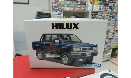 06217 Toyota Hi-Lux Pick Up Double Cab 4WD ’94 1:24 Aoshima Возможен обмен, масштабная модель, Nissan, 1/24