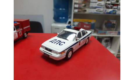 АНС Ford Crown Victoria ДПС ГАИ Москва 1996 1:43 Deagostini Возможен обмен, масштабная модель, scale43