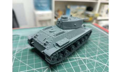 Советский танк Т-50 1:43 Смола 3D-печать, масштабные модели бронетехники, scale43