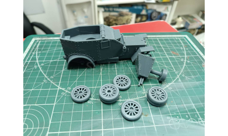 Бронеавтомобиль Peugeot AC 1914  1:43 Смола 3D-печать, масштабные модели бронетехники, scale43