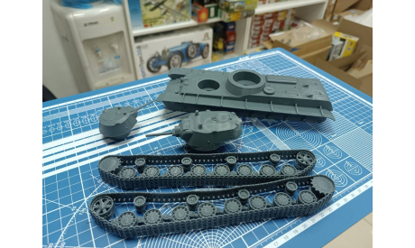 Советский танк СМК 1:43 Смола 3D-печать, масштабные модели бронетехники, scale43