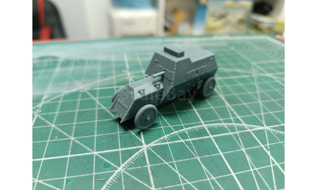 Российский бронеавтомобиль Руссо-Балт 1:72 Смола 3D-печать, масштабные модели бронетехники, Руссо Балт, scale72