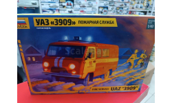 43001 УАЗ-3909 ’Буханка’. Пожарная служба. 1:43 Звезда  возможен обмен