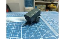 Прицеп бортовой с тентом 1:43 Смола 3D-печать, сборная модель автомобиля, scale43
