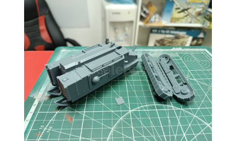 Schneider CA-1 Французский танк 1:43 Смола 3D-печать, масштабные модели бронетехники, Руссо Балт, scale43