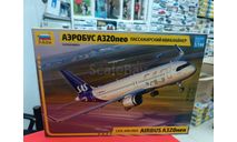 7037 Пасс. авиалайнер ’Аэробус А-320neo’ 1:144 Звезда  возможен обмен, сборные модели авиации, СУ, scale144
