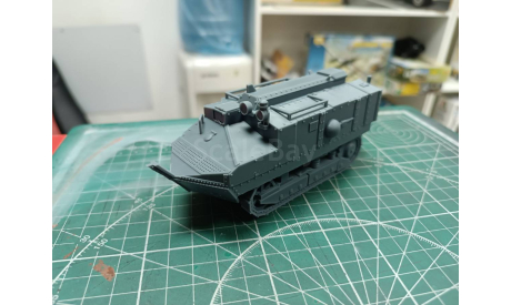 Schneider CA-1 Французский танк 1:43 Смола 3D-печать, масштабные модели бронетехники, Руссо Балт, scale43