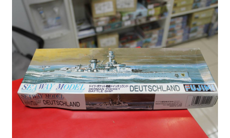42129 German Pocket Battleship DEUTSCHLAND 1:700 Fujimi возможен обмен, сборные модели кораблей, флота, scale0