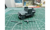 Бронированный Willys MB 1:43 Смола 3D-печать, масштабные модели бронетехники, scale43