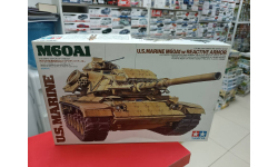 35157 Американский танк M60A1 with Reactive Armor с 2 фигурами 1:35 Tamiya возможен обмен