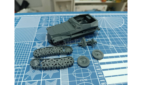 Немецкий бронетранспортер SdKfz 250-11 1:43 Смола 3D-печать, масштабные модели бронетехники, International Harvester, scale43