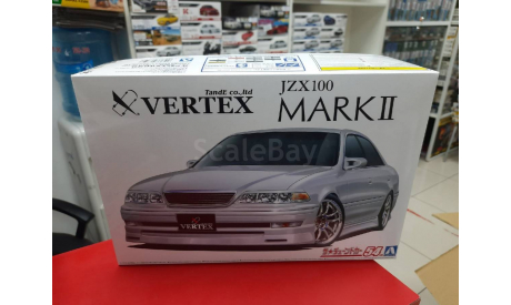 06350 Toyota Mark 2 ’98 JZX100 Vertex 1:24 Aoshima возможен обмен, масштабная модель, Nissan, scale24