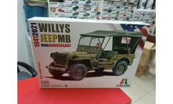 3635ИТ  WILLYS JEEP MB ’80th Year Anniversary’ 1:24 Italeri  возможен обмен