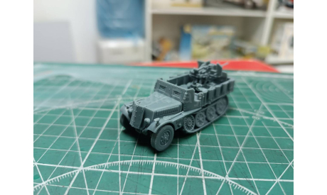 Sd.Kfz 10-5 c Fkak 38 1:72 Смола 3D-печать, масштабные модели бронетехники, Lancia, scale72