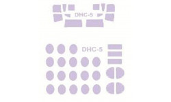 DHC-5 Buffalo / C-8A / CC-115 Amodel набор окрасочных масок 1:144 14099a KV-Model