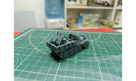 Sd.Kfz 10-5 c Fkak 38 1:72 Смола 3D-печать, масштабные модели бронетехники, Lancia, scale72