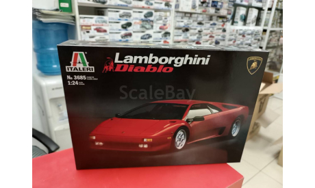 3685ИТ Автомобиль Lamborghini Diablo 1:24 Italeri  возможен обмен, сборная модель автомобиля, scale24