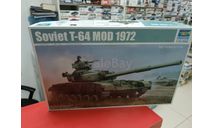 01578 Советский танк T-64 модификация 1972 1:35 Trumpeter возможен обмен, сборные модели бронетехники, танков, бтт, СУ, scale0