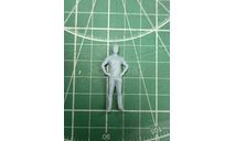 Мужчина в бейсболке 1:43  Смола 3D-печать, миниатюры, фигуры, scale43