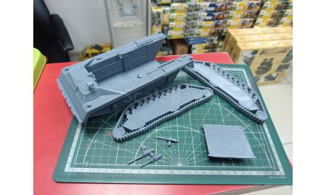 Плавающий транспортер LVT-3 «Бушмастер» 1:43 Смола 3D-печать, масштабные модели бронетехники, scale43