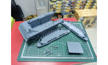 Плавающий транспортер LVT-3 «Бушмастер» 1:43 Смола 3D-печать, масштабные модели бронетехники, scale43