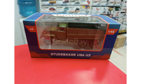 Легендарные грузовики СССР №66, Studebaker US6 U3 1:43 Modimio возможен обмен, масштабная модель, ЗиС, scale43