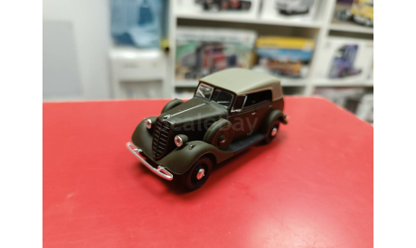 ГАЗ-61-40 с тентом 1:43 Наш автопром возможен обмен, масштабная модель, scale43