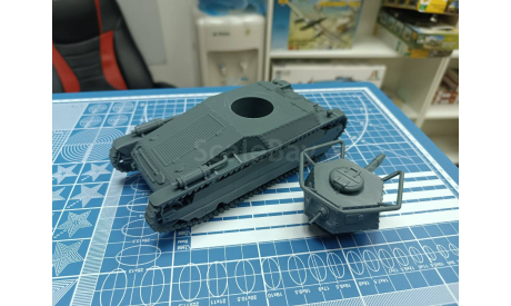 Японский танк AI-96 с 75 мм пушкой 1:43 Смола 3D-печать, масштабные модели бронетехники, scale43