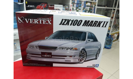 05576 Toyota Mark 2 ’98 JZX100 Vertex 1:24 Aoshima возможен обмен, сборная модель автомобиля, 1/24