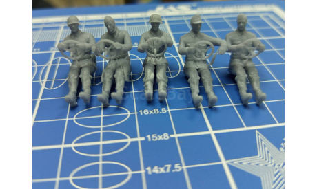 Немецкие водители 1:43, Смола  возможен обмен, сборная модель (другое), scale43