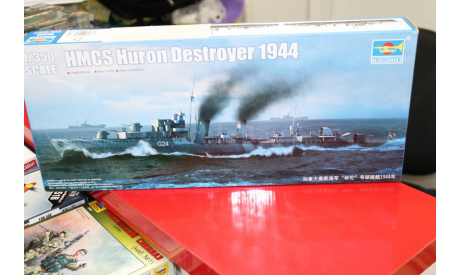 05333  HMCS Huron Destroyer 1944 1:350 Trumpeter возможен обмен, сборные модели кораблей, флота