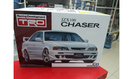 05525 Toyota Chaser ’98 TRD JZX100 1:24 Aoshima возможен обмен, сборная модель автомобиля, scale24