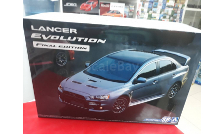 05164 Mitsubishi Lancer Evolution X Final Edition’15 1:24 Aoshima возможен обмен, сборная модель автомобиля, scale24
