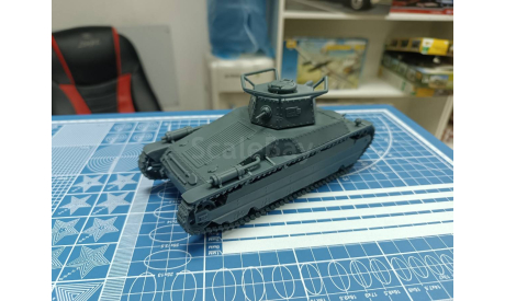 Японский танк AI-96 с 75 мм пушкой 1:43 Смола 3D-печать, масштабные модели бронетехники, scale43