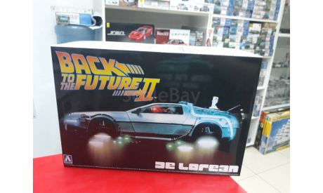 01186 Back To The Future DeLorean from Part II 1:24 Aoshima возможен обмен, сборная модель автомобиля, scale24