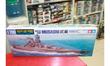 31114 Japanese BattleShip Musashi 1:700 Tamiya возможен обмен, сборные модели кораблей, флота, scale0