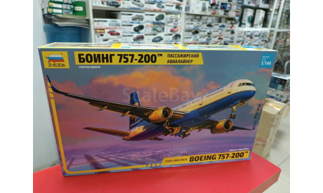 7032 Пассажирский авиалайнер Боинг 757-200 1:144 Звезда возможен обмен, сборные модели авиации, СУ, Hachette, scale0