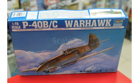 01632 P-40 B/C Warhawk 1:72 Trumpeter  возможен обмен, сборные модели авиации, 1/72