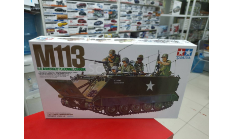 35040 Американский БТР M113 A.P.C., 5 фигур. 1:35 Tamiya возможен обмен, сборные модели бронетехники, танков, бтт, scale35