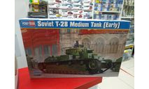 83851 Soviet T-28 Medium Tank (Early) 1:35 HobbyBoss возможен обмен, сборные модели бронетехники, танков, бтт, scale35