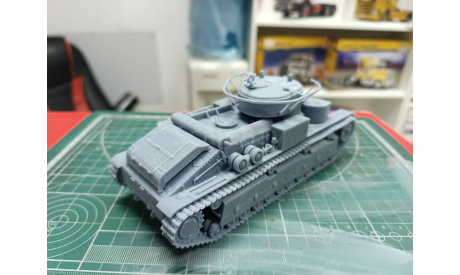 Советский средний танк Т-28 1:43 Смола 3D-печать возможен обмен, масштабные модели бронетехники, scale43