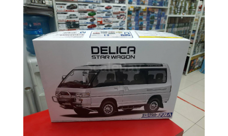 06139 Mitsubishi Delica Star Wagon’91 1:24 Aoshima возможен обмен, сборная модель автомобиля, Toyota, scale24