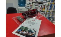 Московский автомобиль 102 кабриолет - 1938 г. (вишневый) 1:43 DIP  возможен обмен, масштабная модель, DiP Models, scale43