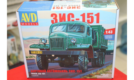 ЗИС-151 бортовой 1:43 Автомобиль в деталях возможен обмен, сборная модель автомобиля, ЗИЛ, scale0