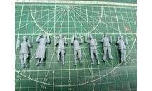 Сдающиеся немецкие солдаты 1:43 Смола 3D-печать возможен обмен, фигурка, scale43