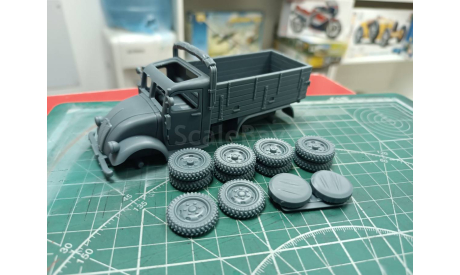 Tatra T82 6x6 бортовая 1:43 Смола 3D-печать, масштабная модель, scale43