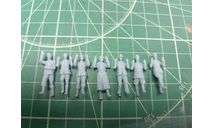 Сдающиеся немецкие солдаты 1:72 Смола 3D-печать возможен обмен, миниатюры, фигуры, scale72