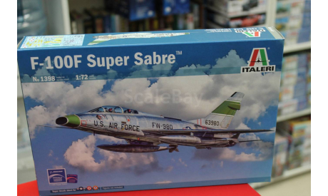 1398 самолёт F-100F SUPER SABRE 1:72 Italeri возможен обмен, сборные модели авиации, scale72